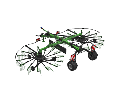 Zgrabiarki 2- karuzelowe