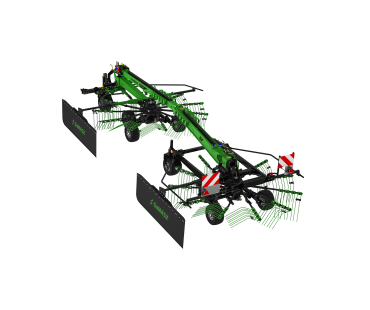 DUO - zgrabiarka szeregowa